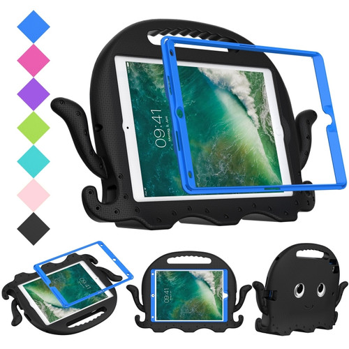 iPad 10.2 2019 / 2020 Octopus Style EVA + PC Tablet Case with Strap - Black