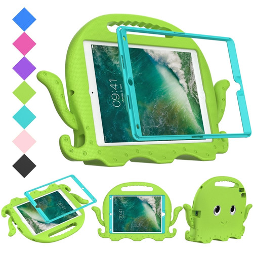 iPad Air 3 10.5 2019 / Pro 10.5 Octopus Style EVA + PC Tablet Case with Strap - Grass Green