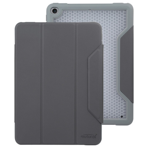 iPad 10.2 / iPad Pro 10.5 Mutural Yagao Series PC Horizontal Flip Leather Tablet Case - Grey