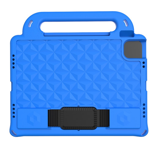 iPad Air 4 10.9 2020 Diamond Series EVA Anti-Fall Shockproof Sleeve Protective Shell Case with Holder & Strap - Blue