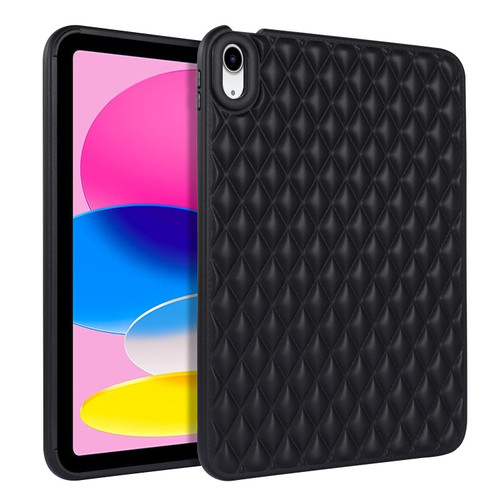 iPad Air 5 10.9 / Air 4 Rhombic TPU Tablet Case - Black