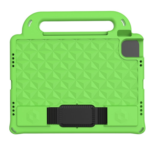 iPad Air 4 10.9 2020 Diamond Series EVA Anti-Fall Shockproof Sleeve Protective Shell Case with Holder & Strap - Green