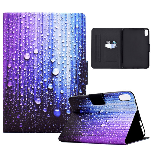 iPad mini 6 Electric Pressed TPU Leather Tablet Case - Water Droplets