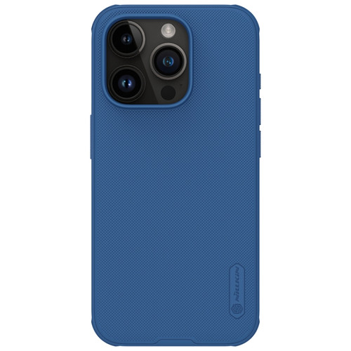 iPhone 15 Pro NILLKIN Frosted Shield Pro PC + TPU Phone Case - Blue