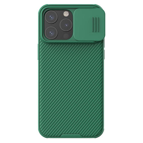 iPhone 15 Pro NILLKIN CamShield Pro PC Phone Case - Green