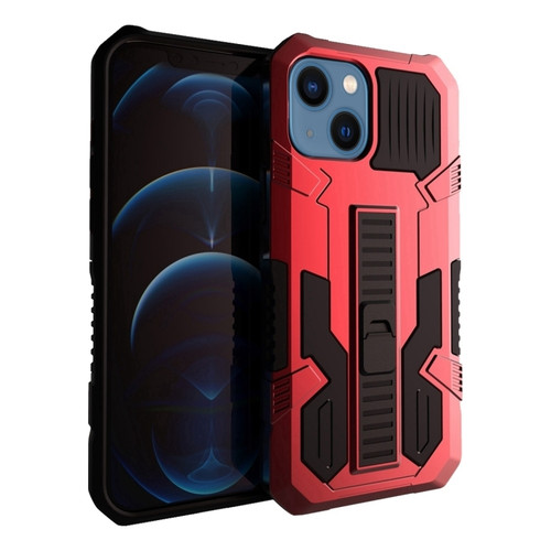 iPhone 15 Vanguard Warrior All Inclusive Double-color Phone Case - Red