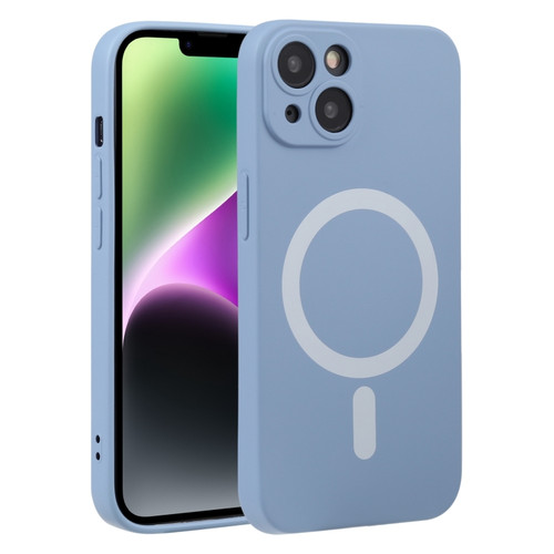 iPhone 15 Liquid Silicone Magsafe Phone Case - Lavender Grey