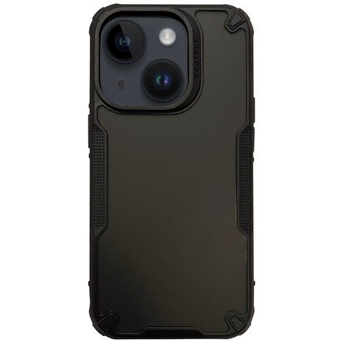 iPhone 15 Anti-slip Edge Fog Feel Phone Case - Black