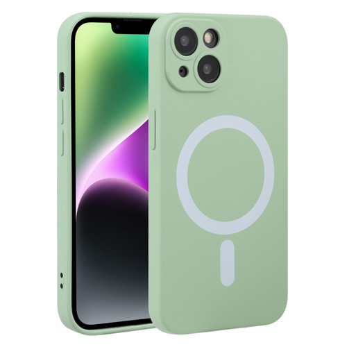 iPhone 15 Plus Liquid Silicone Magsafe Phone Case - Green