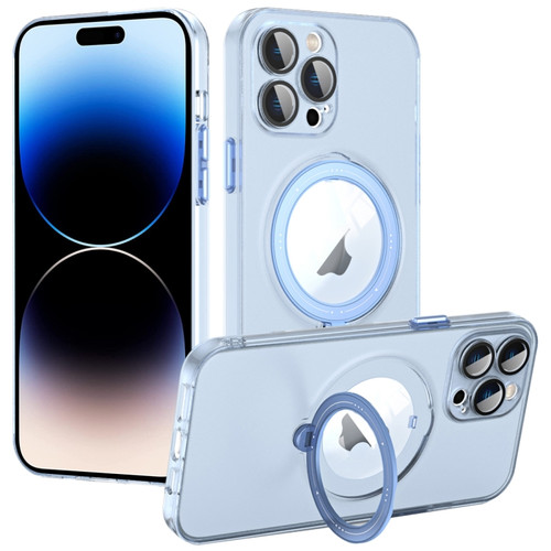 iPhone 14 Pro Max MagSafe Multifunction Holder Phone Case - Sierra Blue
