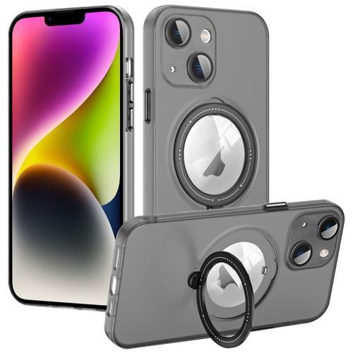 iPhone 14 MagSafe Multifunction Holder Phone Case - Black