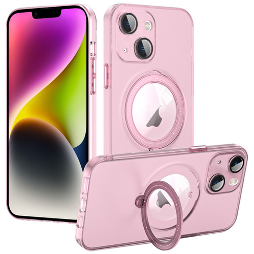 iPhone 14 MagSafe Multifunction Holder Phone Case - Pink