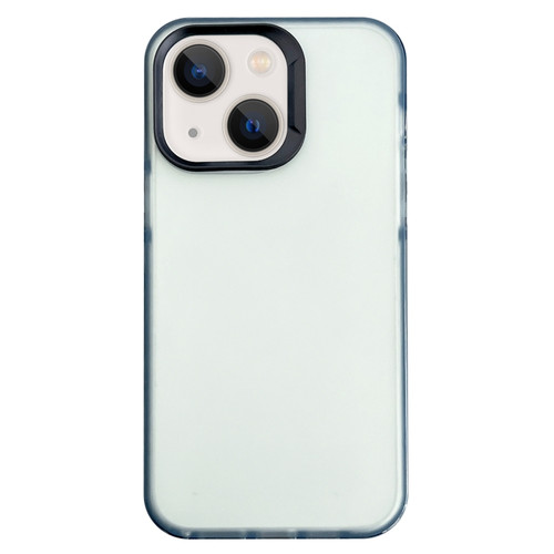 iPhone 14 2 in 1 Frosted TPU Phone Case - Transparent Black