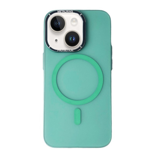 iPhone 14 Frosted PC MagSafe TPU Phone Case - Green