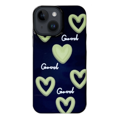 iPhone 14 2 in 1 PC + TPU Shockproof Phone Case - Heart