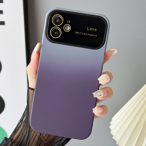 iPhone 11 Gradient PC + TPU Shockproof Phone Case - Light Blue Purple