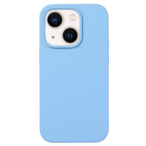 iPhone 14 Liquid Silicone Phone Case - Azure Blue