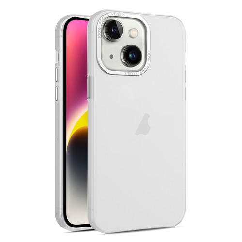 iPhone 14 Frosted Translucent Mist Phone Case - White
