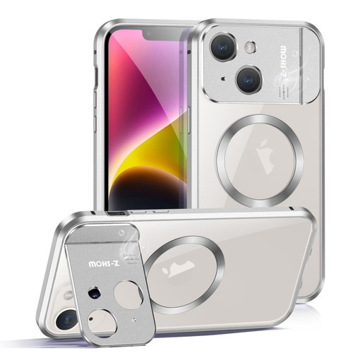 iPhone 14 Aromatherapy Holder Single-sided MagSafe Magnetic Phone Case - White