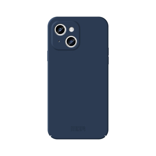 iPhone 14 MOFI Qin Series Skin Feel All-inclusive PC Phone Case - Blue