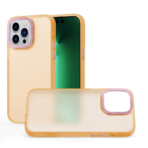 iPhone 14 Skin Feel PC Shockproof Protective Phone Case - Orange