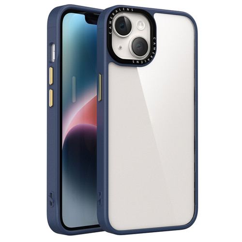 iPhone 14 Four-corner Shockproof Phone Case - Blue