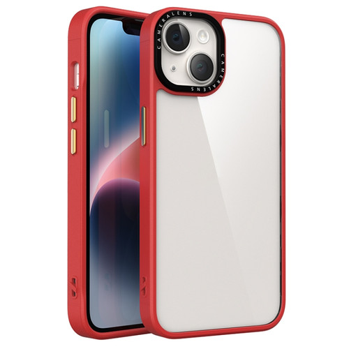 iPhone 14 Four-corner Shockproof Phone Case - Red