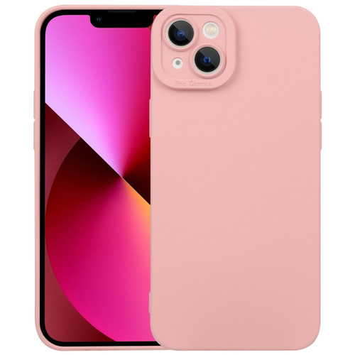 iPhone 14 Liquid Silicone Full Coverage Phone Case  - Pink