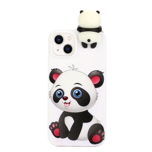 iPhone 14 Shockproof Cartoon TPU Phone Case - Panda