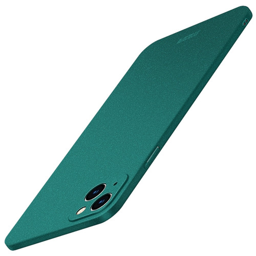 iPhone 14 MOFI Fandun Series Frosted PC Ultra-thin Phone Case - Green