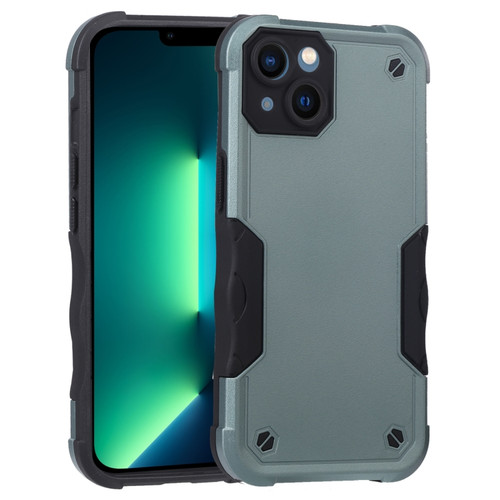 iPhone 14 Non-slip Shockproof Armor Phone Case  - Green