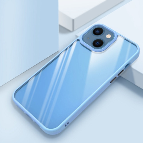 iPhone 14 Clear Back Shockproof Phone Case  - Sierra Blue