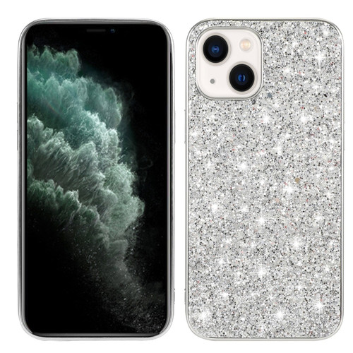 iPhone 14 Glitter Powder TPU Phone Case  - Silver