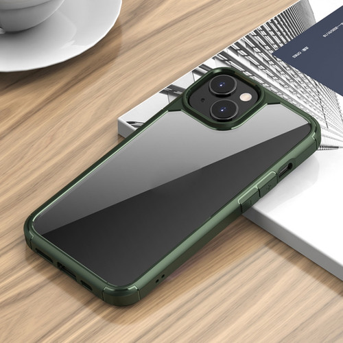 iPhone 14 TPU + PC Phone Case  - Dark Green