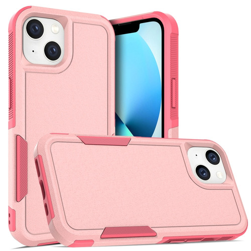 iPhone 14 Soft TPU Hard PC Phone Case  - Pink