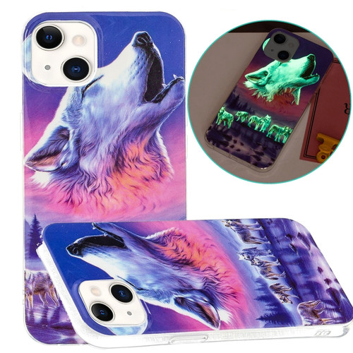 iPhone 14 Luminous TPU Soft Phone Case  - Seven Wolves