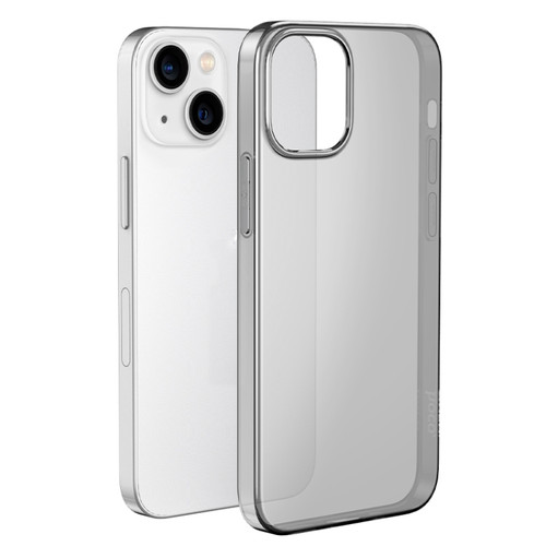 iPhone 14 hoco Light Series Soft TPU Phone Case  - Transparent Black