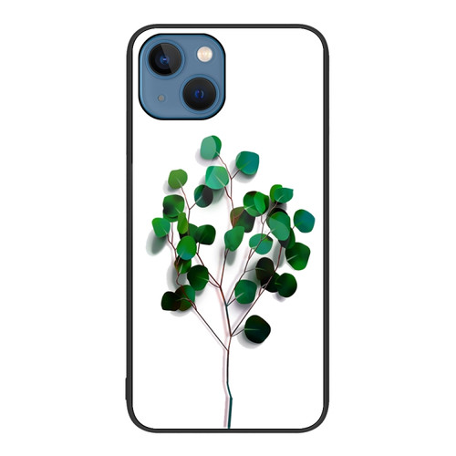 iPhone 14 Colorful Painted Glass Phone Case  - Sapling