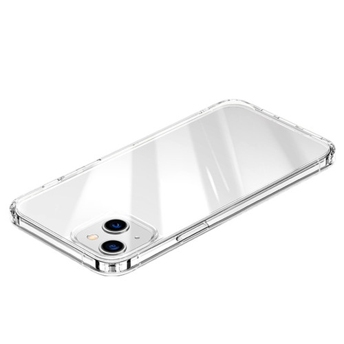 iPhone 14 Four Corner Airbags Shockproof Phone Case  - Transparent