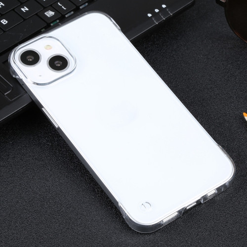 iPhone 14 Half Edging PC Phone Case  - Transparent