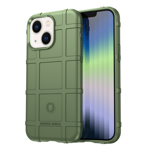 iPhone 14 Rugged Shield Full Coverage Shockproof TPU Case  - Green