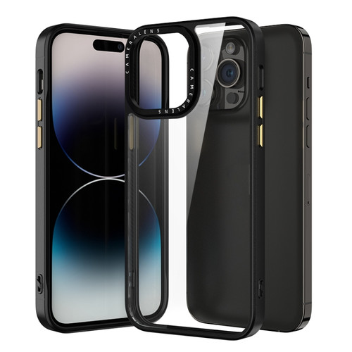 iPhone 14 Pro Max Four-corner Shockproof Phone Case - Black