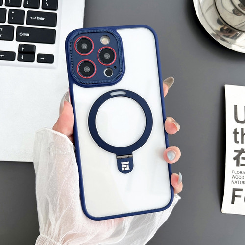 iPhone 14 Pro Max Yashi MagSafe Magnetic Holder Phone Case - Blue