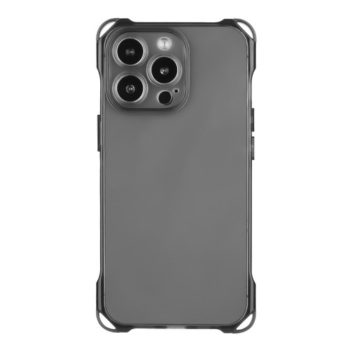 iPhone 14 Pro Max Four-corner Shockproof TPU Phone Case - Black