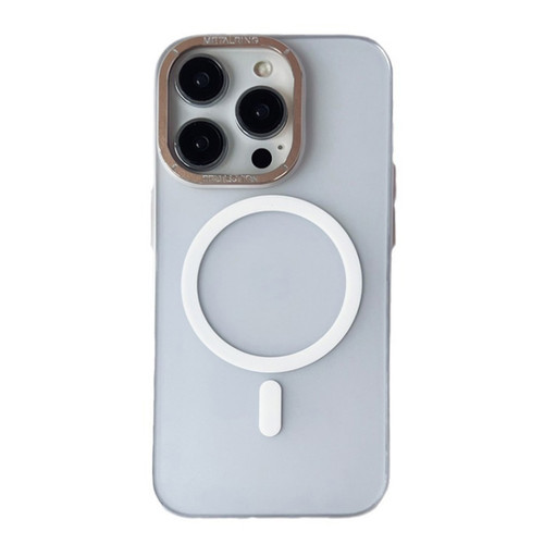 iPhone 14 Pro Max Frosted PC MagSafe TPU Phone Case - White