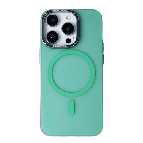 iPhone 14 Pro Max Frosted PC MagSafe TPU Phone Case - Green