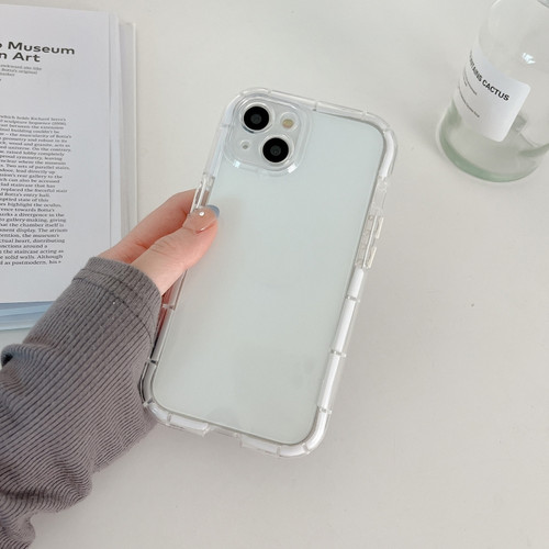 iPhone 14 Pro Max Luminous TPU Phone Case - Transparent White