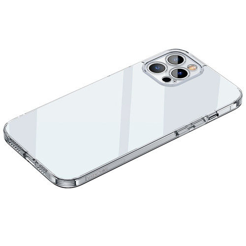 iPhone 14 Pro Max SULADA Frosted Series Shockproof Transparent TPU Phone Case - White