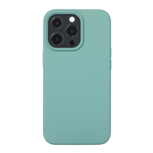 iPhone 14 Pro Max Liquid Silicone Phone Case  - Pine Needle Green