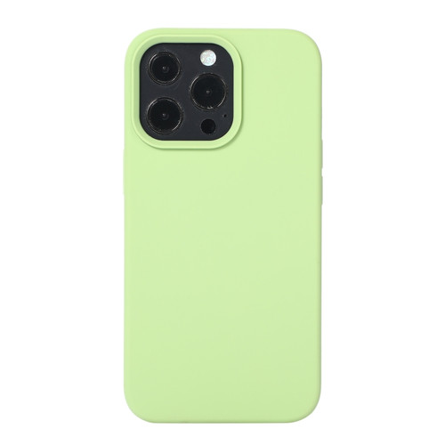 iPhone 14 Pro Max Liquid Silicone Phone Case  - Matcha Green